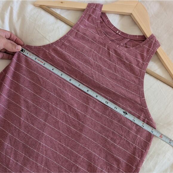 Lululemon All Tied Up Striped Pink Tank Top, size 2 - Picture 5 of 6